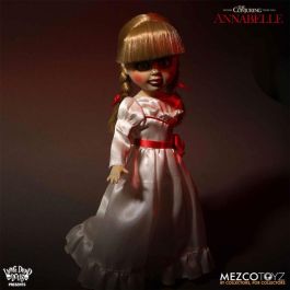 MEZCO TOYZ Figura Annabelle Living Dead Dolls 25cm con Ropa de Tela y 5 Puntos de Articulación