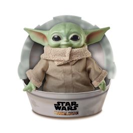 Mattel Gwd85 Peluche Baby Yoda Star Wars, El Niño de El Mandaloriano, 28 cm, Juguete para Coleccionistas +3 años