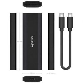 AISENS - CAJA EXTERNA M.2 (NGFF) ASM2-028B NVMe A USB3.2 GEN2, NEGRA AISENS - CAJA EXTERNA M.2 (NGFF) ASM2-028B NVMe A USB3.2 GEN2, NEGRA