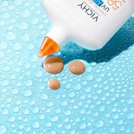 Vichy Capital Soleil UV Aqua Gel Fluido Hidratante Facial con Color SPF50 #Medium 50 ml - Protección Solar Alta UVA/UVB