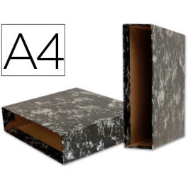 Liderpapel Classic Blue A4 Caja Archivador Negra para Oficina, Cartón Entrecolado, Mecanismo Palanca 75mm, Lomo 80mm Precio: 152.50000018. SKU: B1BC5PA5N2