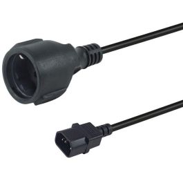 EQUIP Cable de Alimentación Conector C14 a CEE7/3 Schuko 0.25m Negro