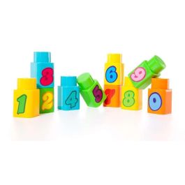 Juego construccion tren 70 piezas con numeros y letras Juego construccion tren 70 piezas con numeros y letras