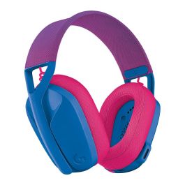 Logitech G435 Auriculares Gaming Inalámbricos Bluetooth y LIGHTSPEED Azul, Ligero, Conexión Dual para PC y Consolas