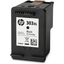 HP Cartucho de Tinta Original 303XL Negro T6N04Ae - Para impresoras HP, aprox. 600 páginas, 12 ml, base pigmento Precio: 50.69000002. SKU: S7134463