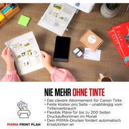 Canon TS7450i Equipo Multifuncion Tinta Wifi Impresora Escaner Copiadora DIN A4 Negro Color 13ppm