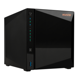 Asustor AS3304T NAS Torre para Usuarios Domésticos Realtek RTD1296 2GB DDR4 0TB Sin Discos ADM Negro