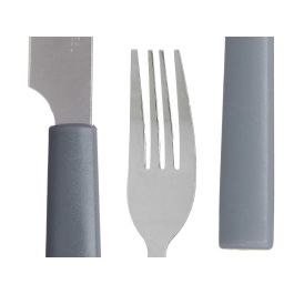 Set 16 Cubiertos Kinvara con Cubertero Gris 22x37x4 cm - Metal y Plástico (6 Unidades) Set 16 Cubiertos Kinvara con Cubertero Gris 22x37x4 cm - Metal y Plástico (6 Unidades)