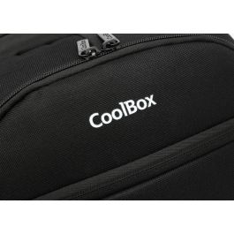 COOLBOX COO-BAG15-2N Mochila para portátil de 15.6" Negro Resistente al agua