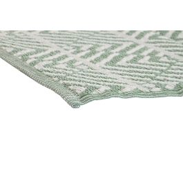 DKD Home Decor Alfombra Azul Verde Menta 180 x 120 x 1 cm (4 Unidades)