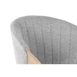 Silla Scandi DKD Home Decor Gris 57.5 x 75 x 60 cm