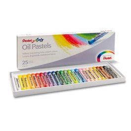 Pentel Lápices Oil Pastel, caja de 25 colores surtidos Precio: 5.59000035. SKU: B1HV7R724P
