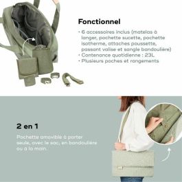 Babymoov BAB3661276183407 Bolso cambiador Day to Day, moderno y funcional, 23L, muchos bolsillos, 6 accesorios, Abstracto