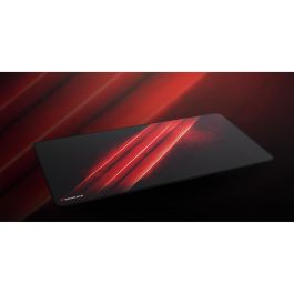 Genesis Carbon 500 Maxi Flash G2 Alfombrilla de ratón gaming XL 900x450mm Negro Rojo, superficie SPEED, antideslizante, resistente al agua