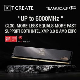 Team Group CTCED532G6000HC30DC01 T-CREATE EXPERT Módulo de Memoria RAM 32 GB (2x16 GB) DDR5 6000 MHz CL30 para PC Negro