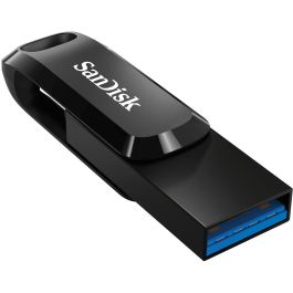 SanDisk Memoria USB 3.1 Tipo C 512 GB, Velocidad lectura 150 MB/s, Compatible USB On-The-Go, Incluye llavero