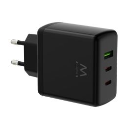 Ewent EW1331 Cargador Rápido GaN 65W 2x USB-C PD 3.0 + 1x USB-A QC 3.0 Compatible con Portátiles y Smartphones Precio: 20.78999978. SKU: B16X3DRE54