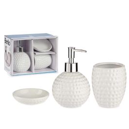 Set Baño 3Pzs Golf Blanco Berilo 16X10CM (12 Unidades) Precio: 79.98999998. SKU: B19AQCEV82