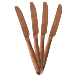 Home Deco Factory Cubertería 16 Piezas Colección Mirage Acero Inoxidable Color Cobre