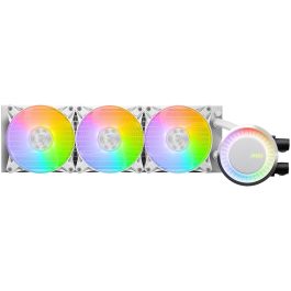 MSI MAG CORELIQUID E360 WHITE - Sistema de Refrigeración Líquida para CPU, Radiador 360mm, Compatible Intel/AMD, ARGB, 3 Ventiladores, 20dBA - 306-7ZW6E27-C24