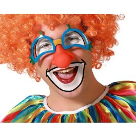 Gafas de Payaso Carnaval Azul con Nariz Roja para Adulto y Niño - Accesorio para Fiestas y Disfraces Precio: 1.49999949. SKU: B18S2R5TXH