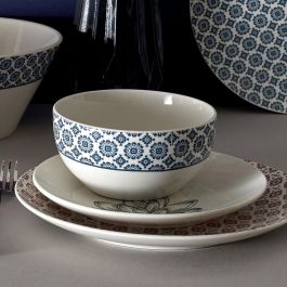 Home Deco Factory Plato Cottage Rojo Diámetro 20 cm Cerámica