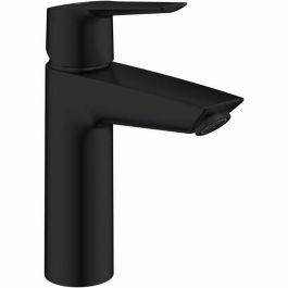 Mezclador monomando de lavabo - GROHE Start - 237462432 - Negro mate - Talla M - Caño mediano - Ahorro de agua