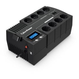 Cyberpower BR1200ELCD SAI Línea Interactiva 1200VA 720W, 8 Salidas Schuko, LCD, AVR, Protección Sobretensiones, USB, Formato Bloque