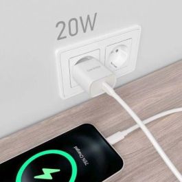 AISENS - CARGADOR USB-C PD3.0 1 PUERTO 1xUSB-C 20W, BLANCO