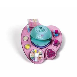 Clementoni Estudio de Uñas Maletín Cool Nail Art con muchos accesorios para niñas a partir de 6 años 38,5x28,5x7,8 cm