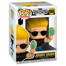 FUNKO Figura POP Cartoon Network Johnny Bravo - Johnny with Mirror and Comb Vinilo 9cm