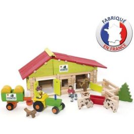 JEUJURA - Cortijo de madera con tractor y animales - 140 piezas Precio: 58.49999947. SKU: S7163282