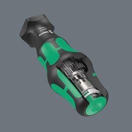 Wera 826 T Bits-Handhalter Rapidaptor Kraftform Turbo, destornillador ergonómico para puntas
