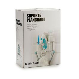 Soporte para Plancha y Tabla Kipit 13.5x42.5x30.5 cm Hierro y Silicona Color Plata (6 Unidades) Soporte para Plancha y Tabla Kipit 13.5x42.5x30.5 cm Hierro y Silicona Color Plata (6 Unidades)