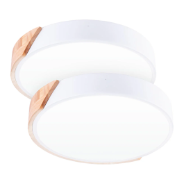 Veronica HO-PL-BI-18W-03-PK2 Pack 2 Plafones LED 18W 1.800Lm Redondo BiColor CCT (Tonalidad Luz Regulable) 40.000H Precio: 36.9499999. SKU: B18W5KTYL7