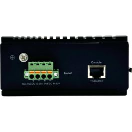 LevelOne IGU-1071 Switch Gestionado L2+ 8x 1GbE + 2x 2.5GbE SFP Gigabit Ethernet con QoS y Montaje Carril DIN
