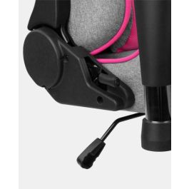 Drift DR90 PRO Silla para videojuegos de PC, Asiento acolchado Gris y Rosa