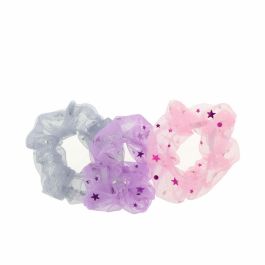 Inca Coleteros Scrunchies Arrugados con Estrellas de Tul para Niñas - Set 3 Unidades: Lila, Plata y Rosa, Accesorios Cabello Infantil Precio: 2.98999954. SKU: B1F3JCD8KQ
