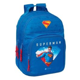 Safta Mochila Doble con Cantoneras Adaptable a Carro Superman 420x320x150 mm