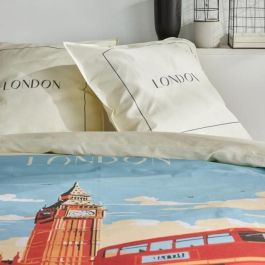 Today TOD3574641268510 Juego de cama Java 2 personas Algodón Estampado Londres 240x220 cm Blanco roto Today TOD3574641268510 Juego de cama Java 2 personas Algodón Estampado Londres 240x220 cm Blanco roto