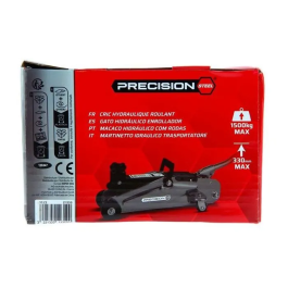 Precision Steel Gato Hidráulico con Ruedas 1.5T AUC1695901638637