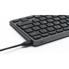 Bluestork Teclado TKL Bluetooth + 2.4Ghz PC - Gris y Negro BLU3760162067750