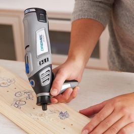 Dremel 105 Lote de 3 Fresas Grabado Detallado, Tallado y Desgarrado Ø 0.8mm para Madera, Fibra de Vidrio, Plástico y Metales Blandos