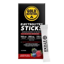 GOLD NUTRITION Electrolytes Wild Berries, 10 Sticks, Suplemento Isotónico para Reponer Electrolitos Post Entrenamiento Precio: 7.6899999. SKU: B1AARTGB6Q