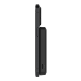 Belkin BPD006BTBK Power Bank 5K con Kickstand, Carga Inalámbrica Qi2 y Compatible MagSafe, 15W, USB-C, Negro