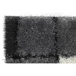 DKD Home Decor Alfombra Moderno Gris Blanco 90 x 2 x 60 cm (2 Unidades) Poliéster