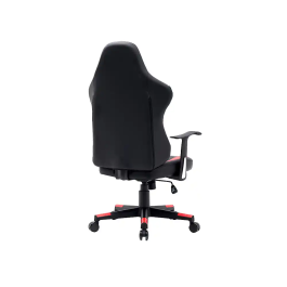 Q-connect Silla Gaming Orvieto Simil Piel Negro Rojo Alt Max 1200mm Ancho 650mm Profundo 650mm Ruedas Premium