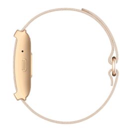 Beafon Fit 20F - Pulsera de Actividad Inteligente Impermeable IP68 con Monitor Cardíaco, Sueño, GPS y SpO2 - 25 Días Batería - Color Oro Rosa
