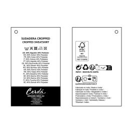 Cerdá Sudadera Cotton Brushed Hello Kitty Kuromi Talla 8 Años Negro