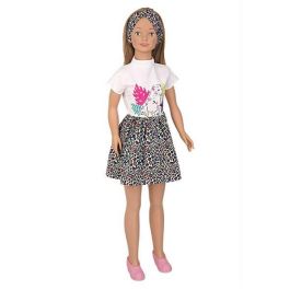 Muñecas Arias Muñeca Carole 105 cm con Pelo, Juguete Infantil para Niñas desde 3 Años